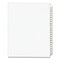 Avery 11 in. x 8.5 in. 25-Tab 151 to 175 Avery Style Preprinted Legal Exhibit Side Tab Index Dividers - White (1-Set)